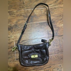 Coach Brown Leather Crossbody Purse